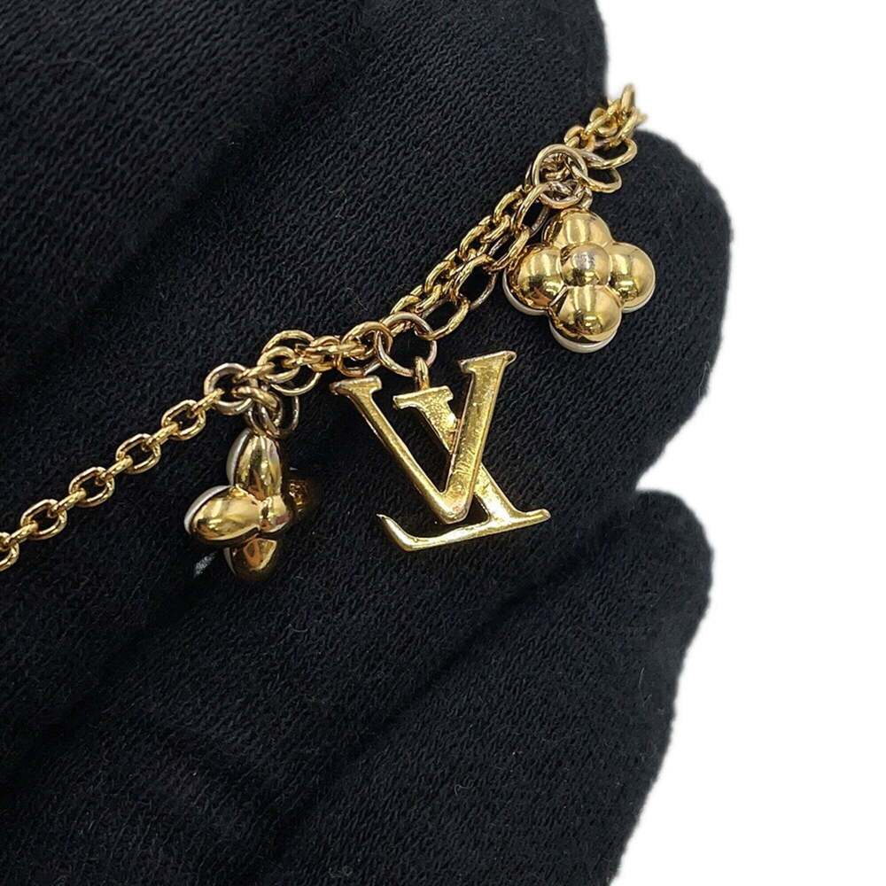 LOUIS VUITTON Gold Charm Bracelet - Picture 9 of 13